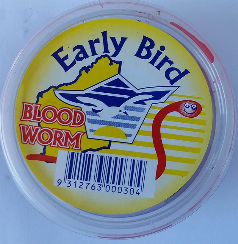 Blood Worms frozen bait — Earlybird Bait Western Australia