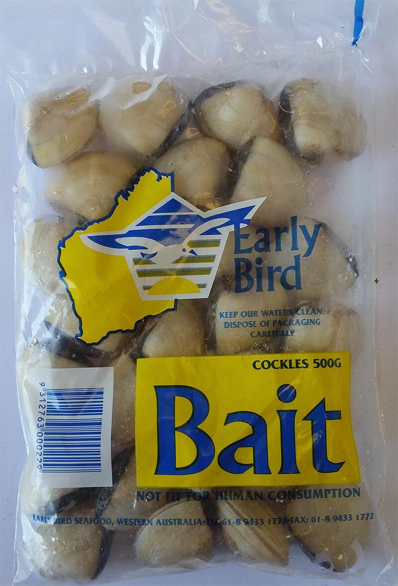 Cockles frozen bait — Earlybird Bait Western Australia