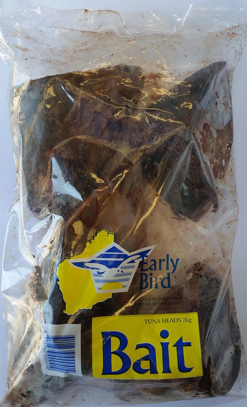 Tuna Heads frozen bait — Earlybird Bait Western Australia