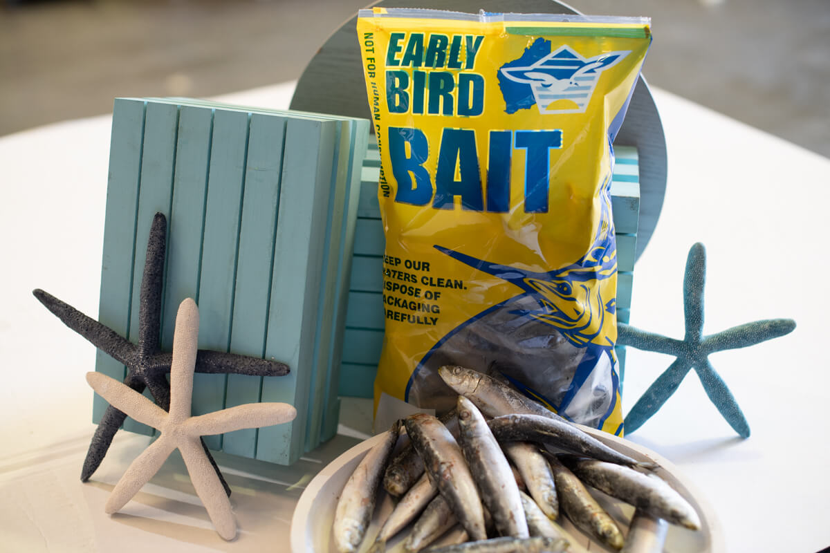 Earlybird Bait  Earlybird Bait is a wholesale supplier of quality fishing  bait for recreational and professional fisherman in Western Australia.